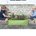 thumbnail image 5 of Tierra Garden Raised Garden Bed for Kids with Cover, 10" x 31.5" x 31.5", Green, 5 of 6