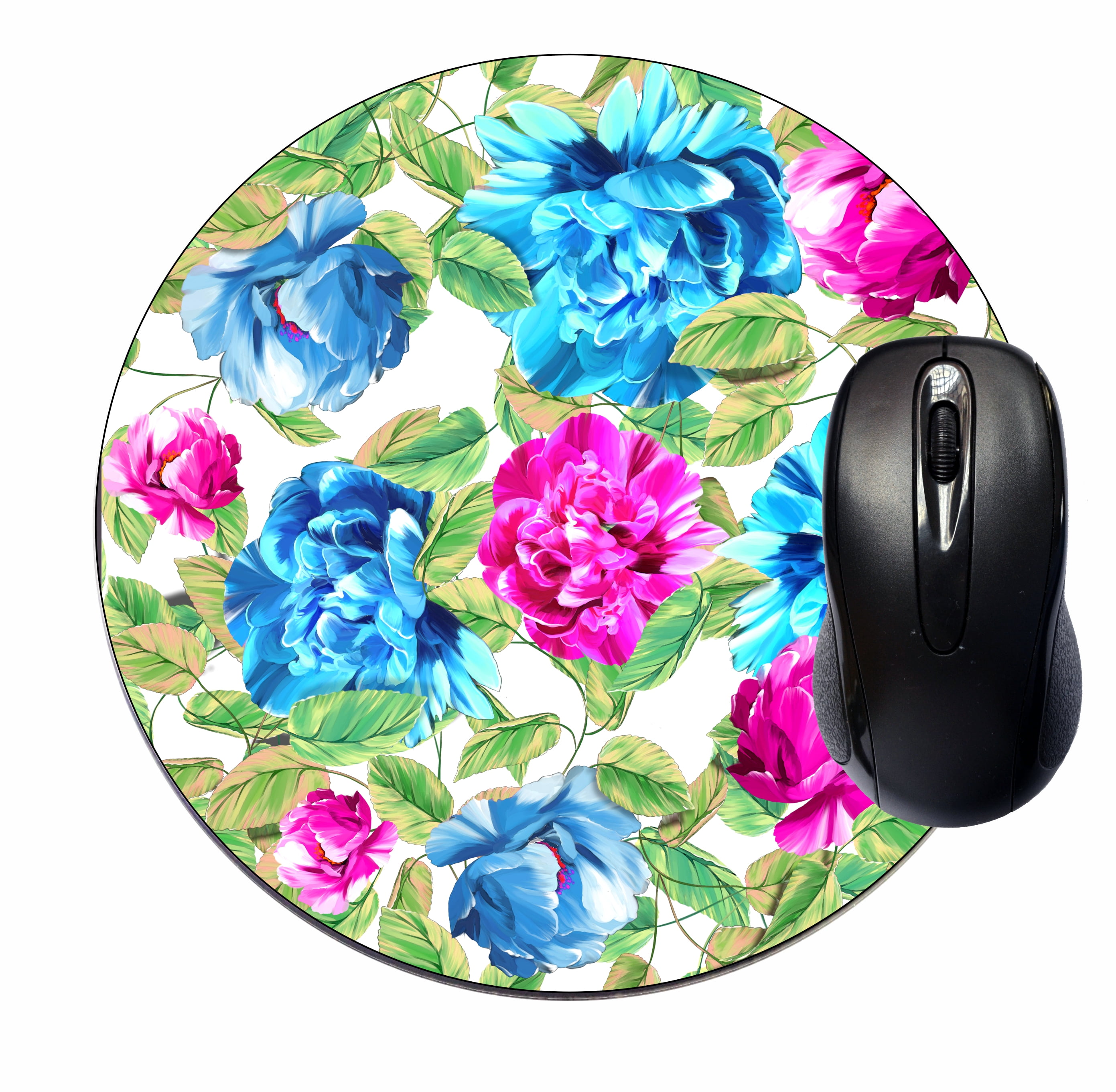 Mouse Mat Pad Mousepad Cute Desk Round Circle Mousemat Mousepad