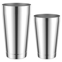 Boston Cocktail Shaker 20 oz 24 oz Stainless Steel Bar Bartender Shaking Tins Professional Martini Shakers Dishwasher Safe Boston Shaker Set Metal Martini Mixer for Bartending Beginner