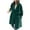 Blue, variant on Brglopf Women's Trench Coat Double-Breasted Classic Notch Lapel Overcoat Drawstring Slim Fit Outerwear Coat with Pockets(Green,L)