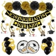 thumbnail image 1 of Veeogra Clearance!Graduation Decorations 2025,Classroom Decor,Graduation Decorations 2022 Graduation Party Supplies Inclu Congrats Grad Banner Photo Banner Paper Fans Balloons F,Party Favors,Gold, 1 of 4