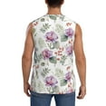 thumbnail image 4 of Fotbe Men's Orchids Flowers Print Men's Sleeveless Muscle Tank Tops Casual T-Shirts for Gym Workout Beach-3X-Large, 4 of 8