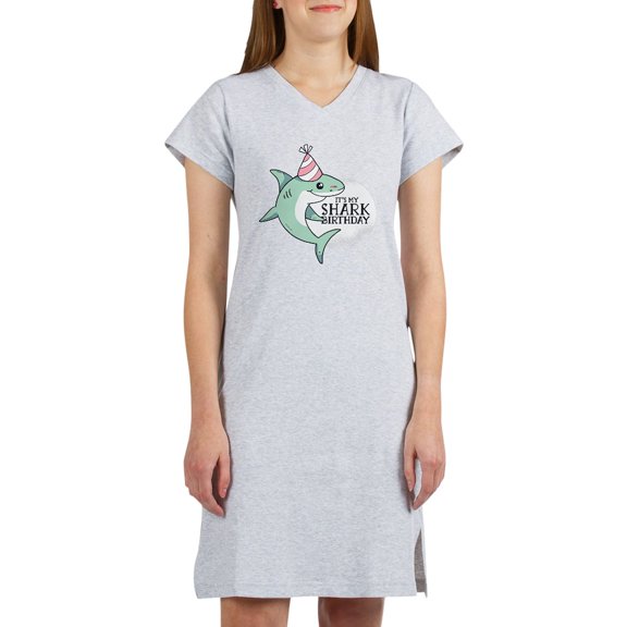 CafePress - Shark Birthday T Shirt - Women's Nightshirt