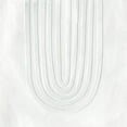thumbnail image 3 of Scarvey, Emma 20x20 Black Modern Framed Museum Art Print Titled - Arcobaleno Bianco IV, 3 of 5