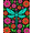 Pink, Pattern 3, variant on ODIKA 2x3 Machine Washable Non-Slip Area Rug, Garden Latch Hook Kit with Blooming Wildflowers Needlework High Traffic Rug, Orange, 640969