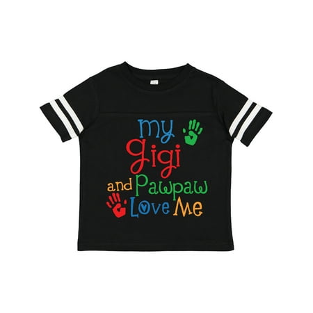 

Inktastic My Gigi and Pawpaw Love Me Gift Toddler Boy or Toddler Girl T-Shirt