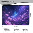 thumbnail image 7 of FOR U DESIGNS Purple Galaxy Butterfly Daisy Print Trunk Cargo Liner for Camping Hiking Non-Slip Car Trunk Mat All Weather Durable Rear Protection for SUVs Truck Van Sedan, 7 of 7