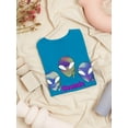 thumbnail image 3 of Alien Cosmic Approval T-Shirt Women -Smartprints Designs, Female Large, 3 of 4