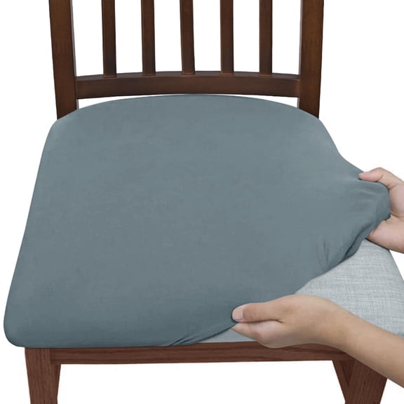 Chair Covers Dining Room Chair Covers Stretch Kitchen Chair Covers Dining Room Chair Covers Removable Dining Chair Slipcovers For Home Banquet,Sky Blue,14.2*14.2*1.5in