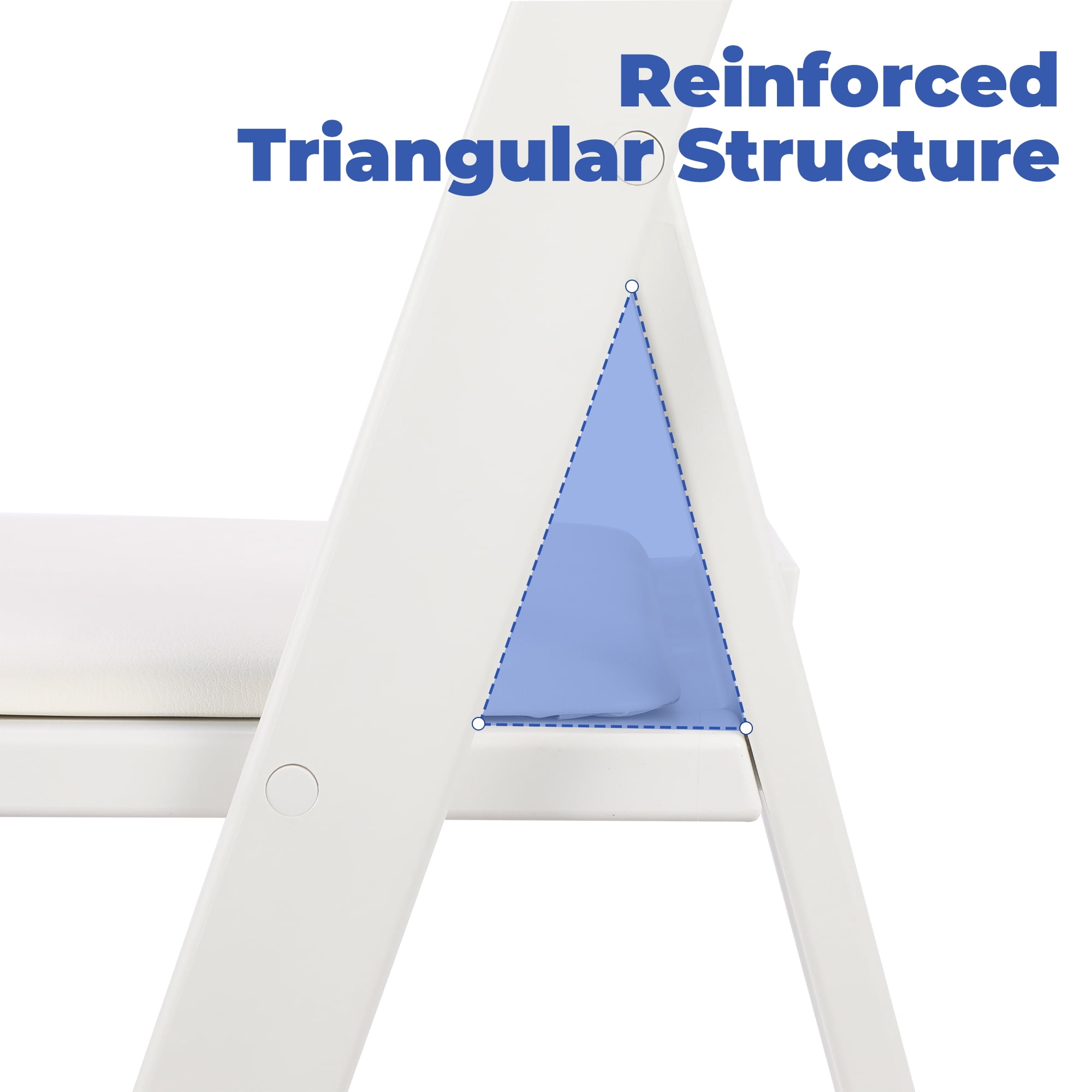 Mainstays Banquet Padded Resin Folding Chair, White