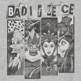 thumbnail image 2 of Women's Disney Distressed Bad Influence Graphic Tee Athletic Heather Large, 2 of 3