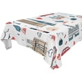 thumbnail image 5 of Ryvnso Cartoon Car City Rectangle Table Cloth Tablecover Dinning Tablecloth 54"x54", 5 of 8