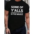 thumbnail image 1 of [Breathable Crewneck T-shirt] Comfortable Breathable Men's Crewneck T-shirt - SOME OF Y'ALLS Printed Short-Sleeved Sports T-shirt for Summer, 1 of 4