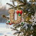 thumbnail image 4 of Adornos Navideños Colgantes con 26 Letras para Árbol de Navidad, Adornos Navideños Personalizados para Hacer Tú Mismo, Decoración Navideña, Decoración Colgante para Árbol de Navidad., 4 of 6