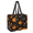 Multicolor 1, variant on Evil Pumpkin Large Tote Bag for Women with Zipper, Halloween Bat Waterproof Handbag Shoulder Bag for Teacher Nurse Work Shopping Travel Beach
