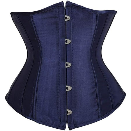 

QWZNDZGR Women s 9427 Lace Up Boned Underbust Waist Trainer Corset
