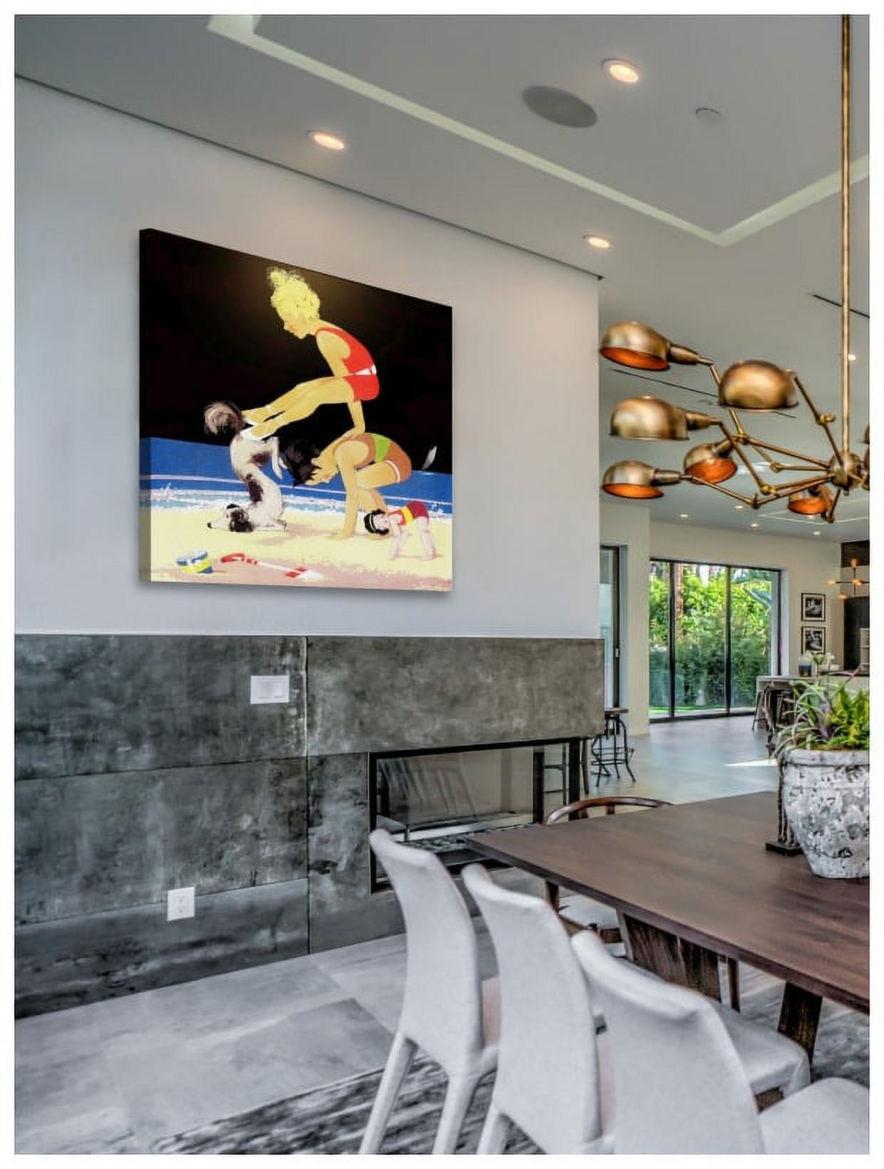 Marmont Hill "Gymnastics" by Curtis Painting Print on Canvas