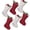 3PCS, variant on Dalrosia 3Pack Christmas Mini Stockings,9 inches Knitted Knit Rustic Holiday Decorations, goodie Bags for Family and Friends