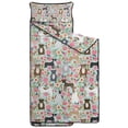 thumbnail image 2 of Cute Pitbull Terriers Dog and Flower Toddler Nap Mats for Kids Preschool,Sleeping Mat Bag or Kids,Toddler Sleeping Bag,Toddler Nap Mat or Daycare, 2 of 6