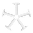 thumbnail image 2 of ZLight 5Pcs Plastic Driving Range Golf Tees Practice Mat Tee Training Holder White 76mm, 2 of 6