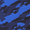 Deep Royal Hype Camo, variant on Hanes Moves Men's 2-in-1 Gym Shorts, 7" Inseam