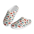 thumbnail image 2 of Lsque Artoon Car Pattern Womens Comfort Cotton on Scuff With Memory Foam and Anti-skid Sole Slipper-46/47, 2 of 7
