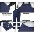 thumbnail image 6 of RainRider Rain Suits for Men Women Waterproof Reflective Rain Coat and Bib Pants for Safety Heavy Duty Rain Gear Fishing, 6 of 8
