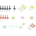 thumbnail image 1 of HobbyFlip 30mm Propellers Multi Colors 12 Sets of 4 Compatible with Sharper Image DX-1 Micro Drone, 1 of 1