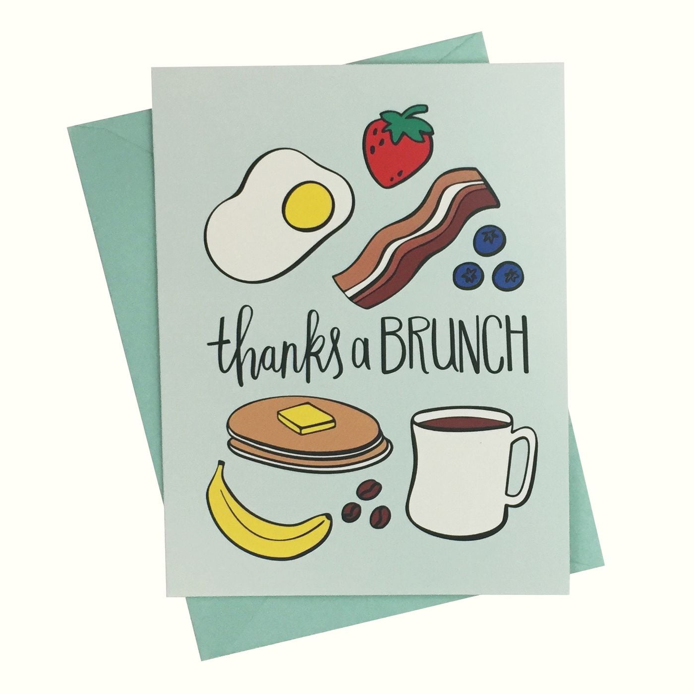 Paper Riot Co Thanks a Brunch Thank You Card Pack of 10