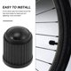 thumbnail image 3 of FELTECHELECTR 100Ud Tapas Protectores Para Válvulas De Neumático De Auto Resistentes Y Simples En Negro, 3 of 6