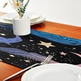 thumbnail image 5 of Coolnut Colorful Stars and Moon Table Runner 14x108in,Coffee Table Runners, Dresser Scarf, Outdoor Short Small Dining Table Runners, Geometric for Nightstand, Dinner Parties, Wedding95 Home Decor, 5 of 6
