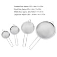 thumbnail image 1 of LHCER 4pcs Kitchen Stainless Steel Manual Flour Sifter Sieve Strainer Kitchen Cooking Baking Tool,Baking Flour Sifter, 1 of 8