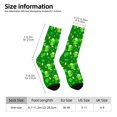 thumbnail image 2 of Qekee St Patrick's Day2 Print Socks For Women Crew Socks Sporty Calf Socks Casual Socks Women, 2 of 6