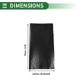 thumbnail image 5 of Unique Bargains Universal Car Wrap Film Vinyl Wrap Cover 2.5 ft x 59.84 inch Protective Matte Black 1 Pc, 5 of 7