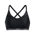 thumbnail image 2 of Sujetador deportivo Under Armour Crossback Low Impact para mujer, negro/blanco, 2 of 6