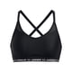 thumbnail image 2 of Sujetador deportivo Under Armour Crossback Low Impact para mujer, negro/blanco, 2 of 6