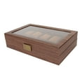 thumbnail image 3 of Slot Wood Watch Box,Wood Watch Box Display Watch Display Case Wood Watch Box Crafted with Care, 3 of 14