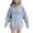 Gray, variant on ATOGUTA Sweatshirts For Girls Long Sleeve Pullover Top Hoodie Kids Fall Winter Sweatshirts Size 5T-15, Blue