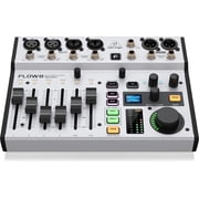 خلاط Behringer الرقمي مع 8 - قناة واجهة صوت USB تحكم عن بعد بلوتوث / تدفق متوافق مع FLOW 8