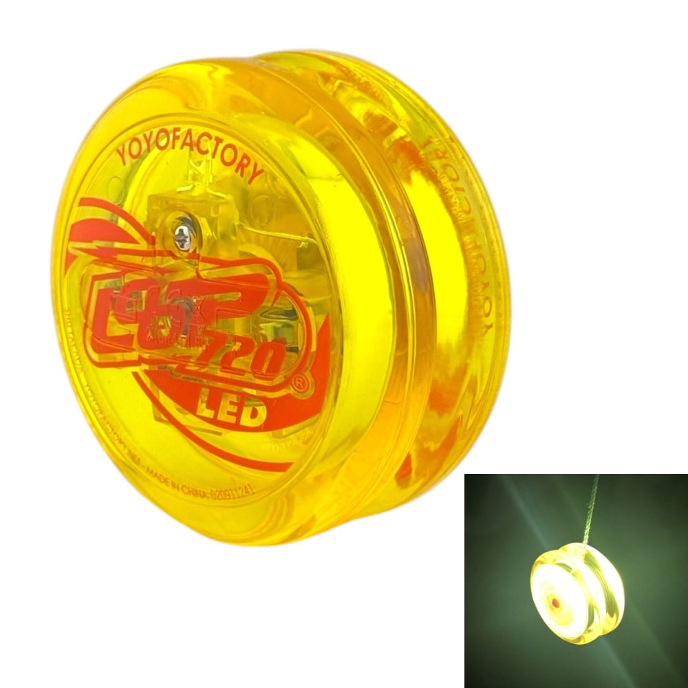 YoYoFactory Loop 720 - Looping Yo-Yo -Shu Takada Yo-Yo (LED Translucent Yellow Shu Takada Edition)
