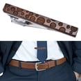thumbnail image 4 of Clip de barra de corbata Zulema para hombre con patrón geométrico Clip de moda de aleación, 4 of 8