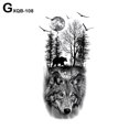 thumbnail image 1 of Temporary Tattoos Press on Sticker Fake Flower/Animal Men Womens R7Q2, 1 of 9