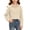 Beige, variant on Lutiedan Button Down Shirts for Girls Classic Long Sleeve Collared Shirt Casual Solid Color Texture Cardigan Size 3-14,Wine