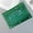 Green, variant on 9.8x7.1 Inch 3 Ring Pencil Pouch, Transparent PVC Canvas Zipper Bag, Detachable Binder Pocket, Large Capacity Stationery Document Storage Organizer