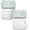 Mist, variant on Caraway 2.5qt Glass Airtight Food Storage Containers with - , BPA-Free Kitchen Storage Container - Stackable, Space-Saving Airtight Containers for Pantry, Dry Goods - 2 Pack - Mist