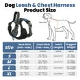 thumbnail image 5 of MASBRILL Dog Harness and Leash Set, No Pull Vest Harness, Reflective Adjustable Soft Padded Pet Harness with Handle for Small to Large Dogs, 5 of 8
