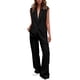 thumbnail image 1 of Conjunto PRETTYGARDEN Chaleco sin Mangas Pantalones de Pierna Ancha Negro Talla S, 1 of 7