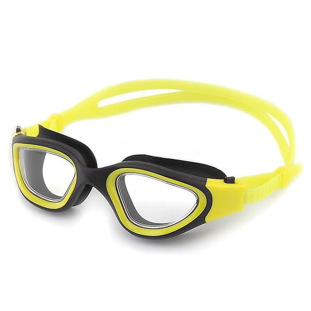 Yellow Swimming Eyes Professional Swimming Goggles Hd Antifog Coating Racing Glasses Comfortable Leisure Men Women Diving Goggles
