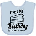 thumbnail image 3 of Inktastic Its My Birthday Lets Smash Cake Boys or Girls Baby Bib, 3 of 4