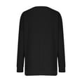 thumbnail image 5 of AherBiu Crewneck Sweatshirts for Women Long Sleeve Drop Shoulder Fall Casual Loose Basic Pullover Tops, 5 of 6